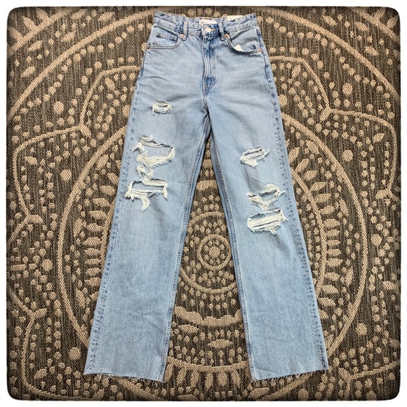 Zara high rise wide leg jeans - Picture 3 of 4